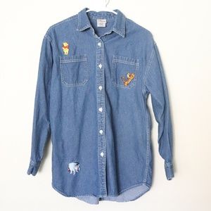Vintage Disney Winnie the Pooh Denim Shirt